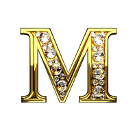 Letter M (Diamond)