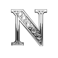 Letter N (Diamond)