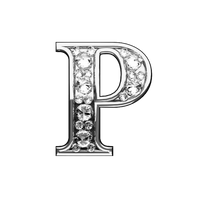 Letter P (Diamond)