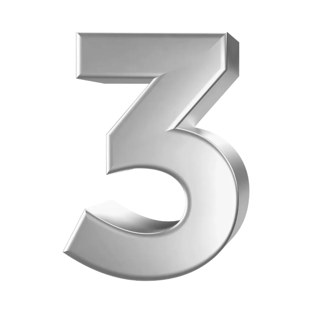 Number 3 (Plain)