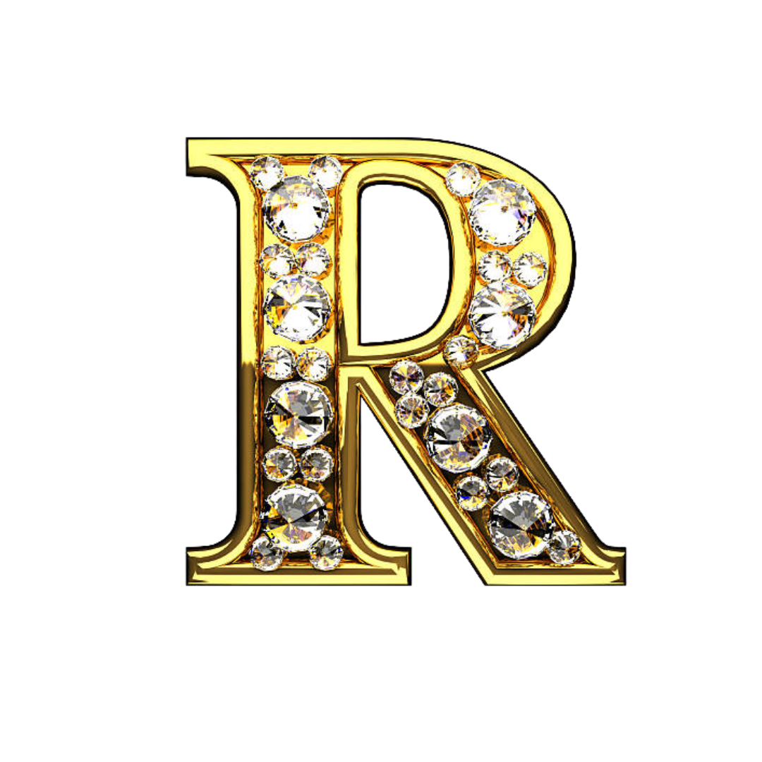 Letter R (Diamond)
