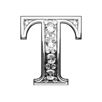 Letter T (Diamond)