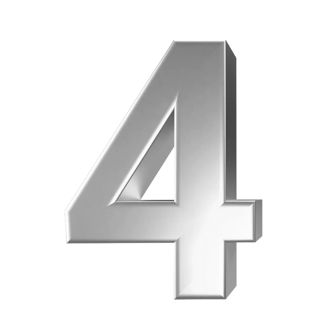 Number 4 (Plain)