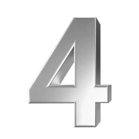 Number 4 (Plain)