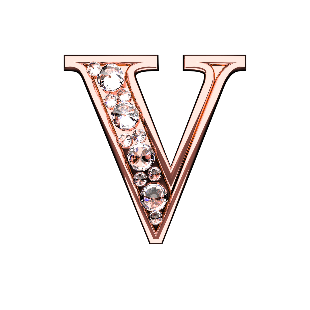 Letter V (Diamond)