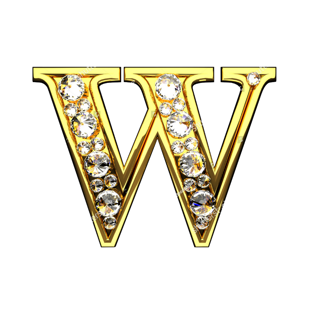 Letter W (Diamond)