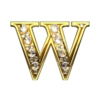 Letter W (Diamond)