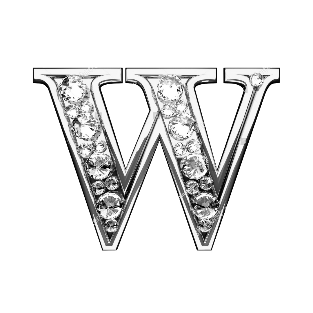 Letter W (Diamond)