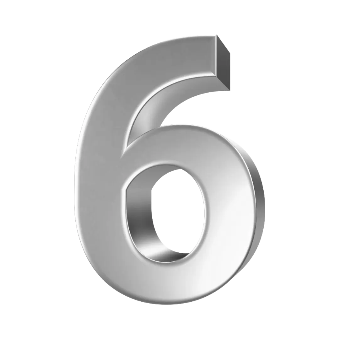 Number 6 (Plain)