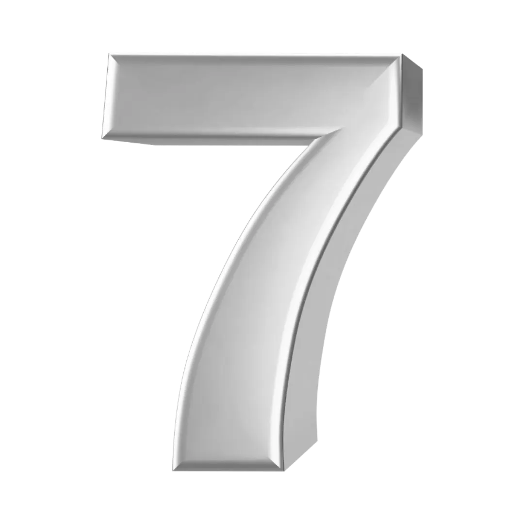 Number 7 (Plain)