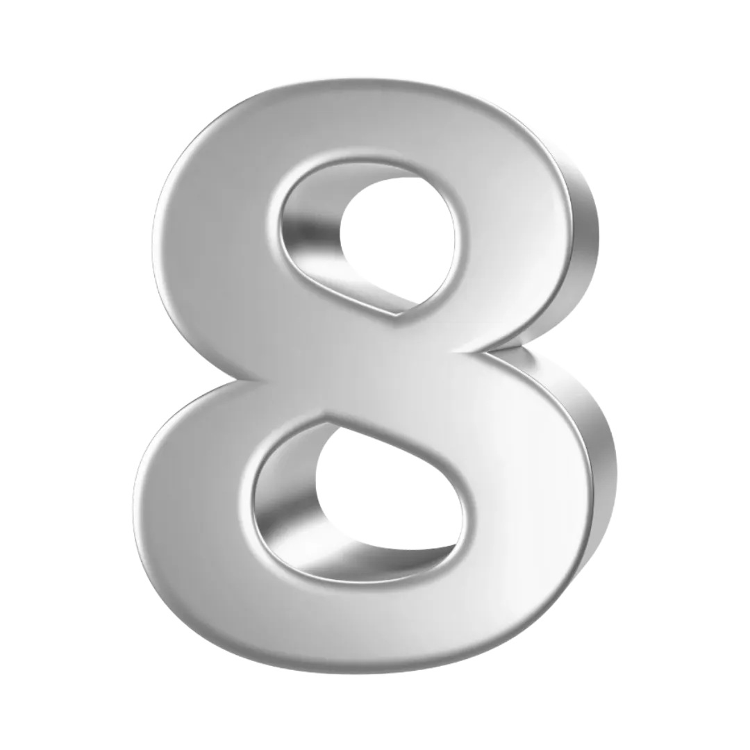 Number 8 (Plain)