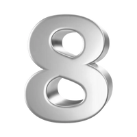 Number 8 (Plain)