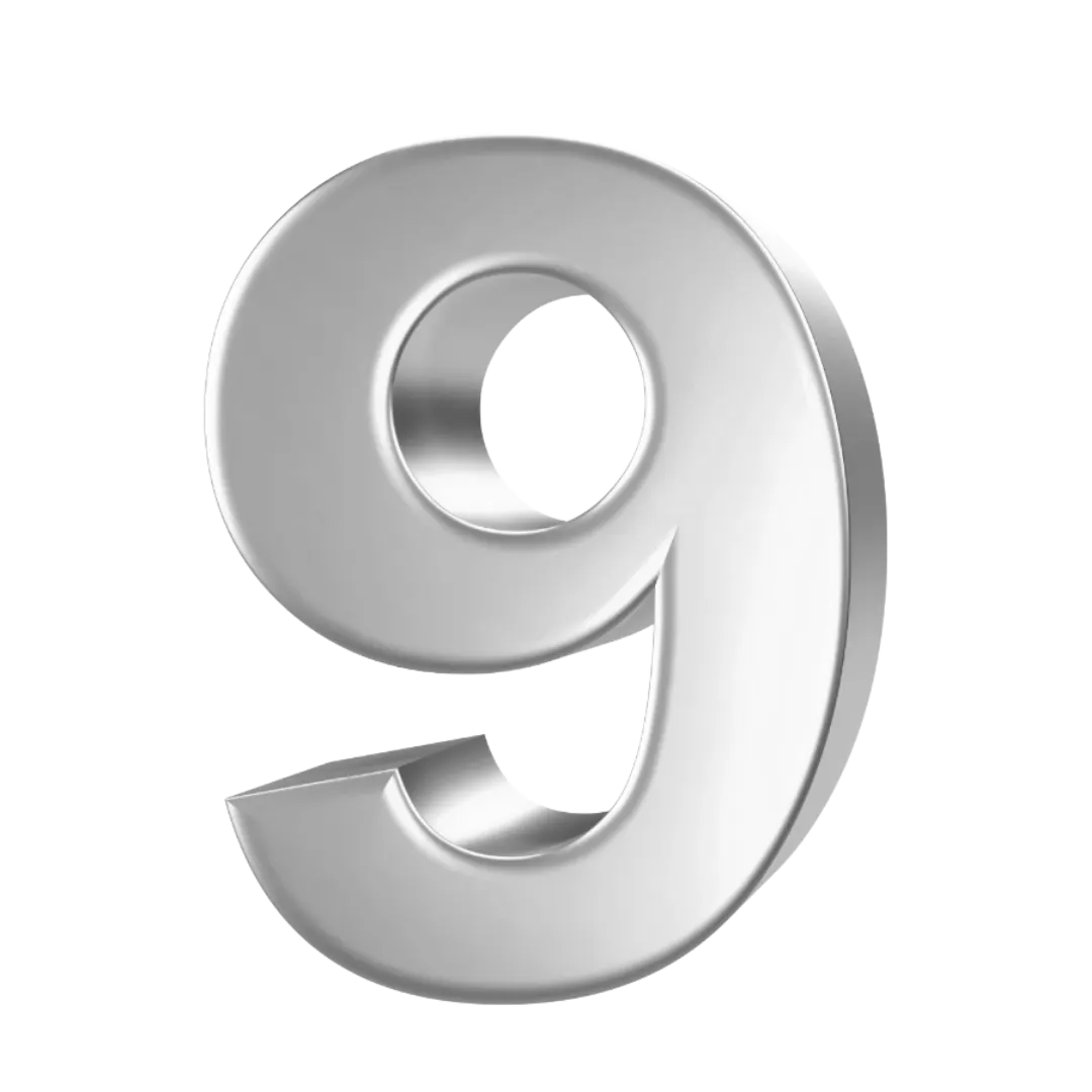 Number 9 (Plain)