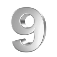 Number 9 (Plain)