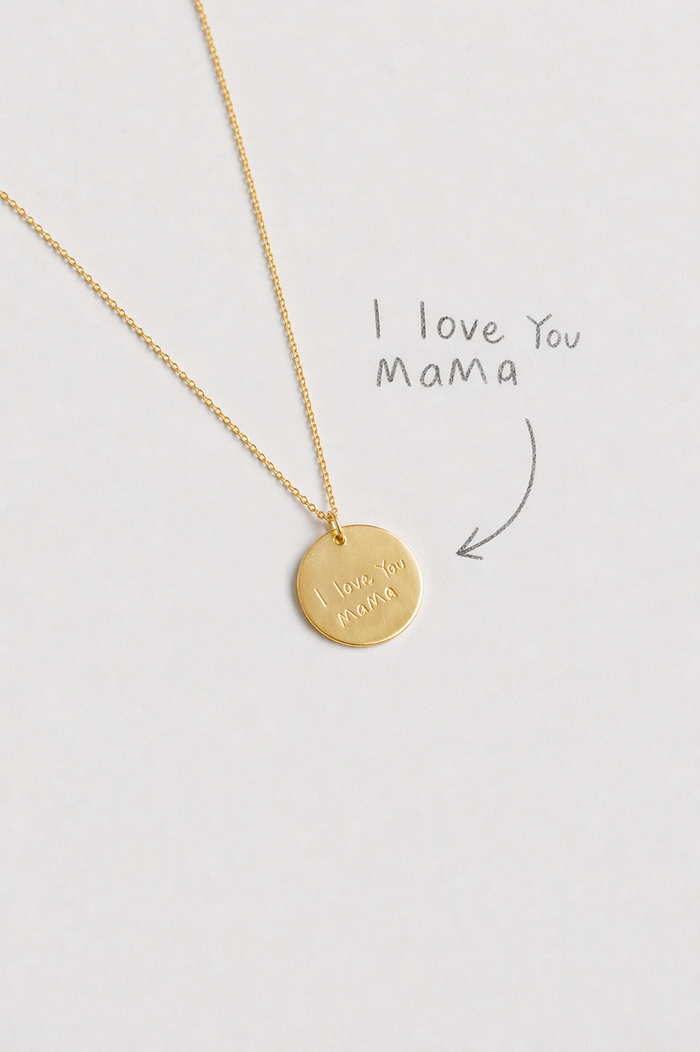 Engravable Disc Pendant