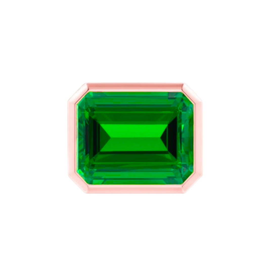 Large Bezel Emerald (Stone)
