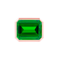 Large Bezel Emerald (Stone)