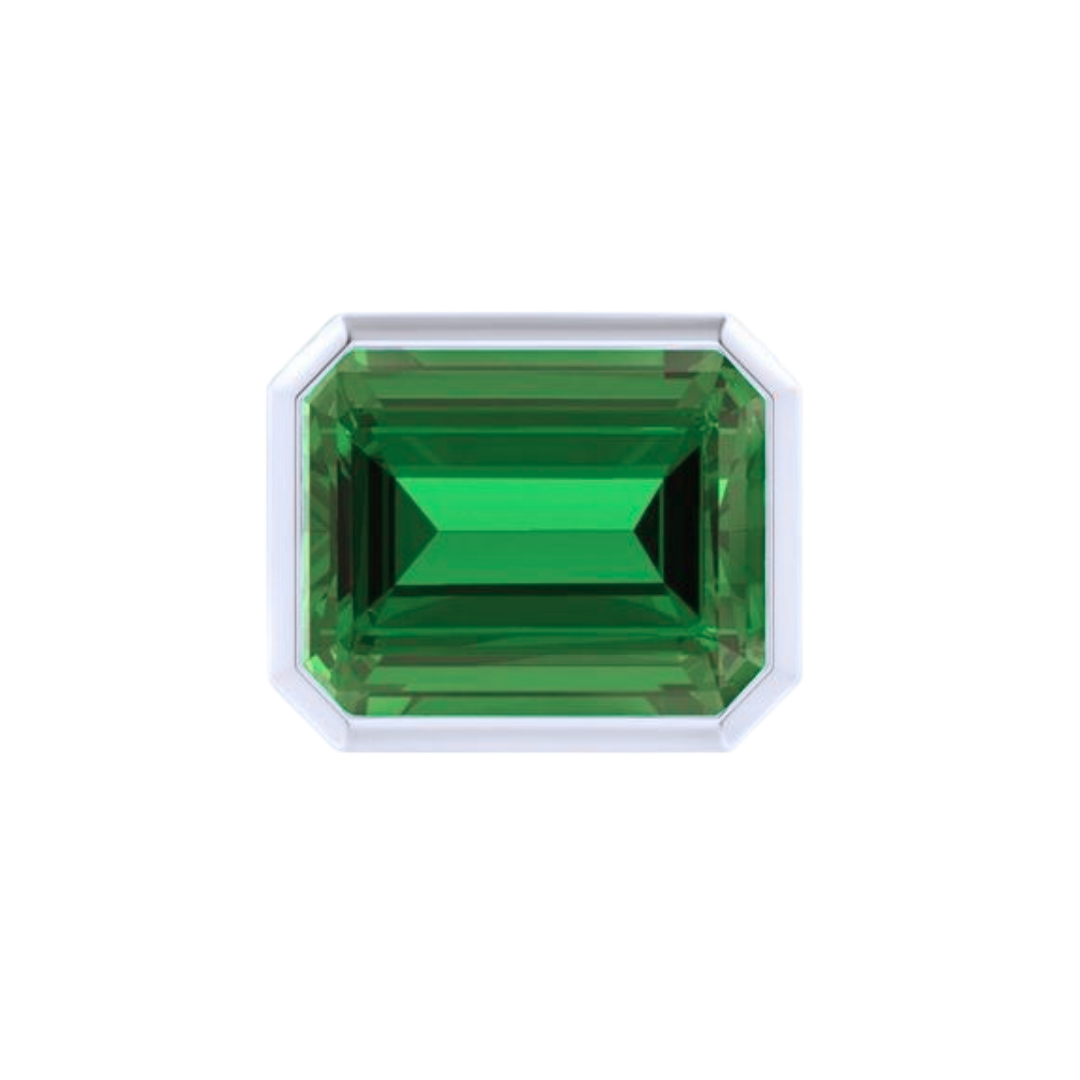 Large Bezel Emerald (Stone)