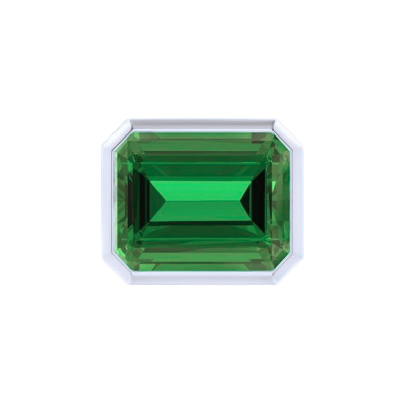 Large Bezel Emerald (Stone)