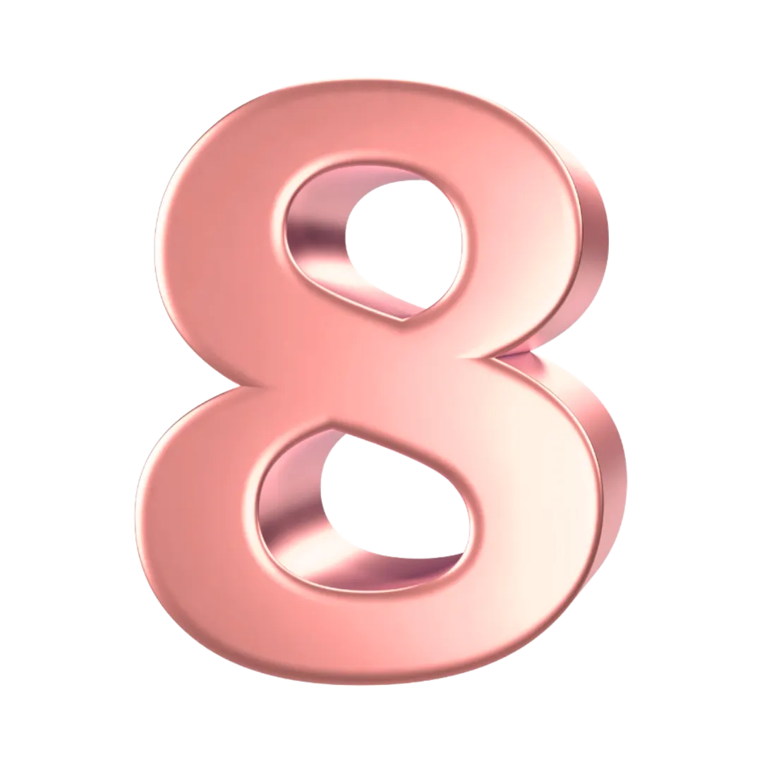 Number 8 (Plain)