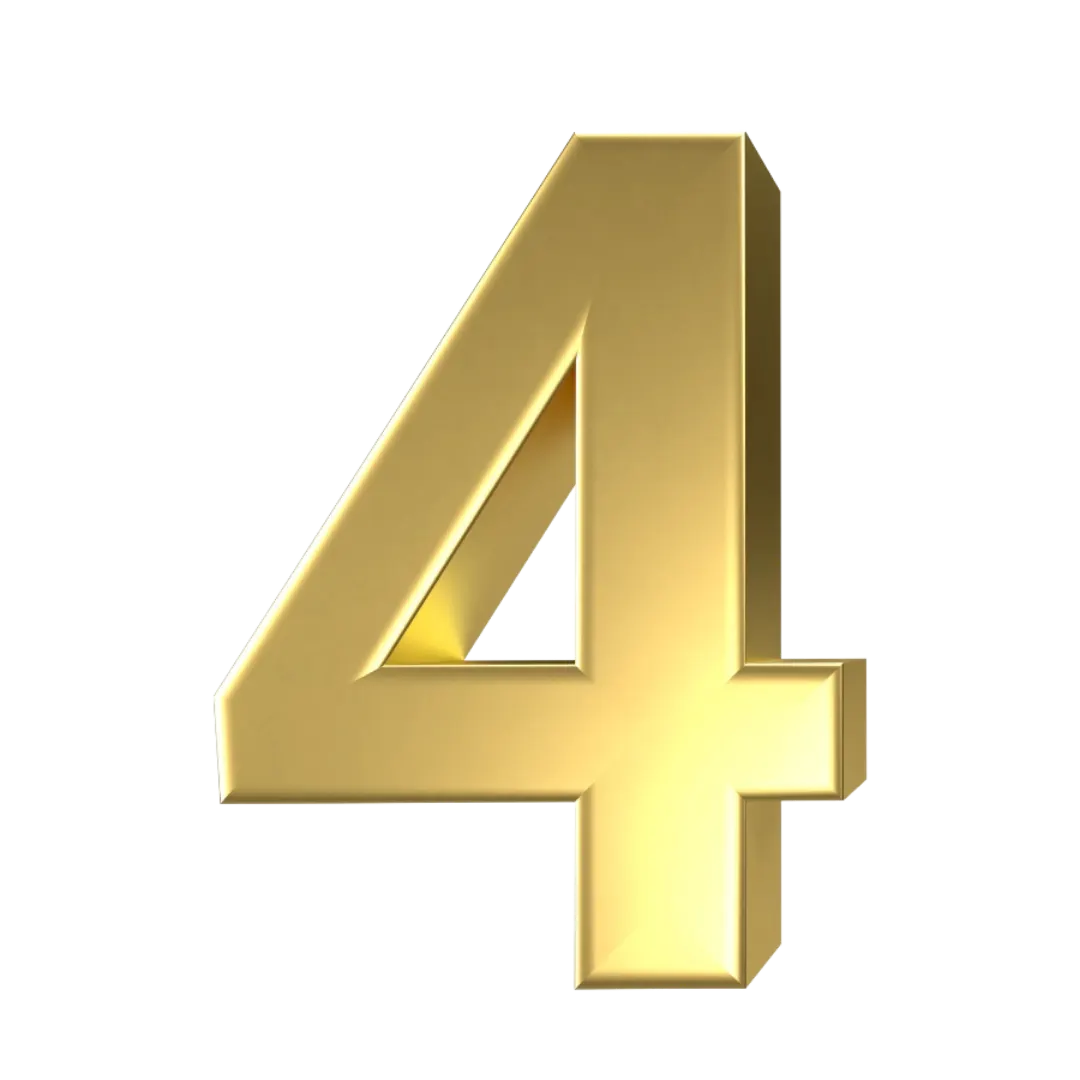 Number 4 (Plain)