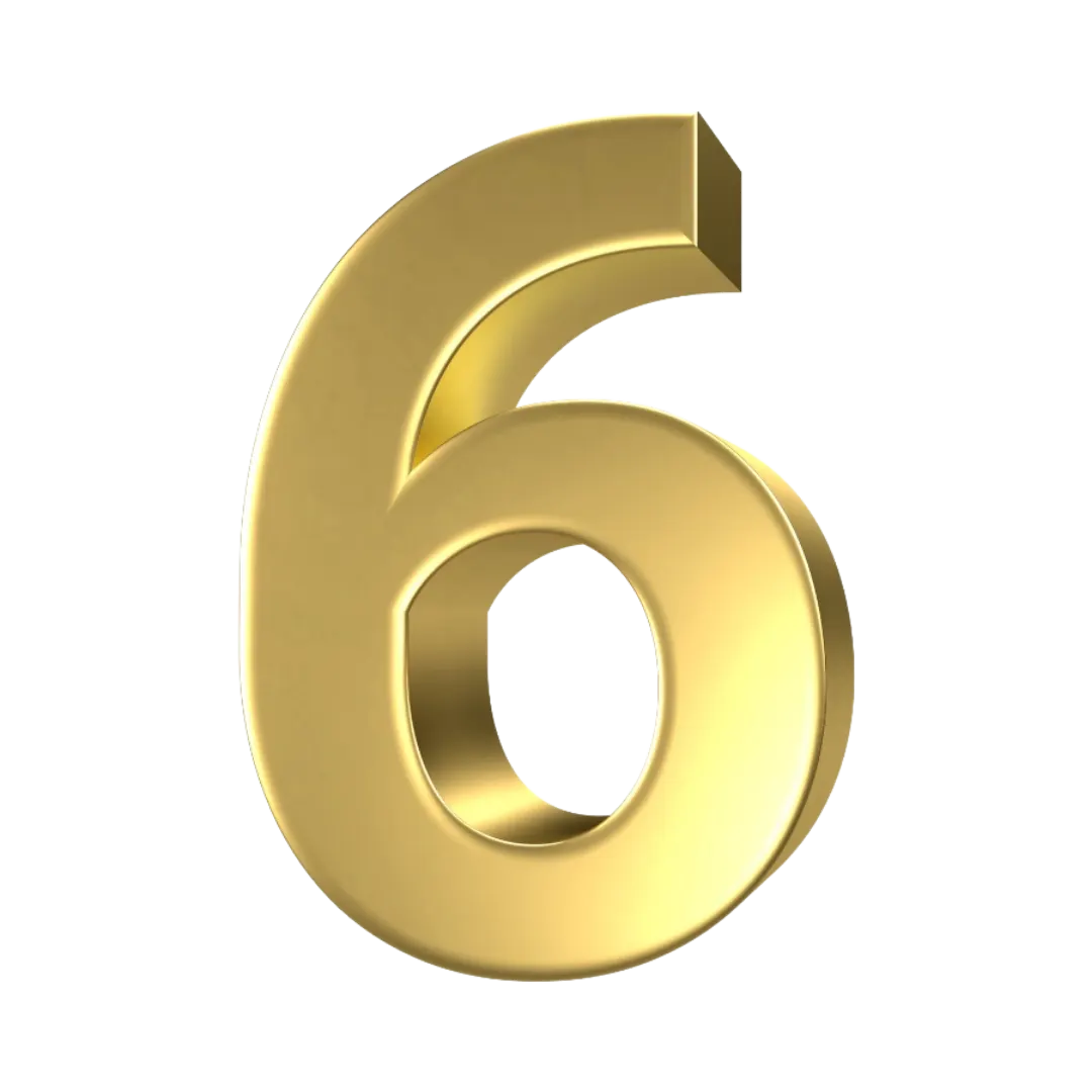 Number 6 (Plain)