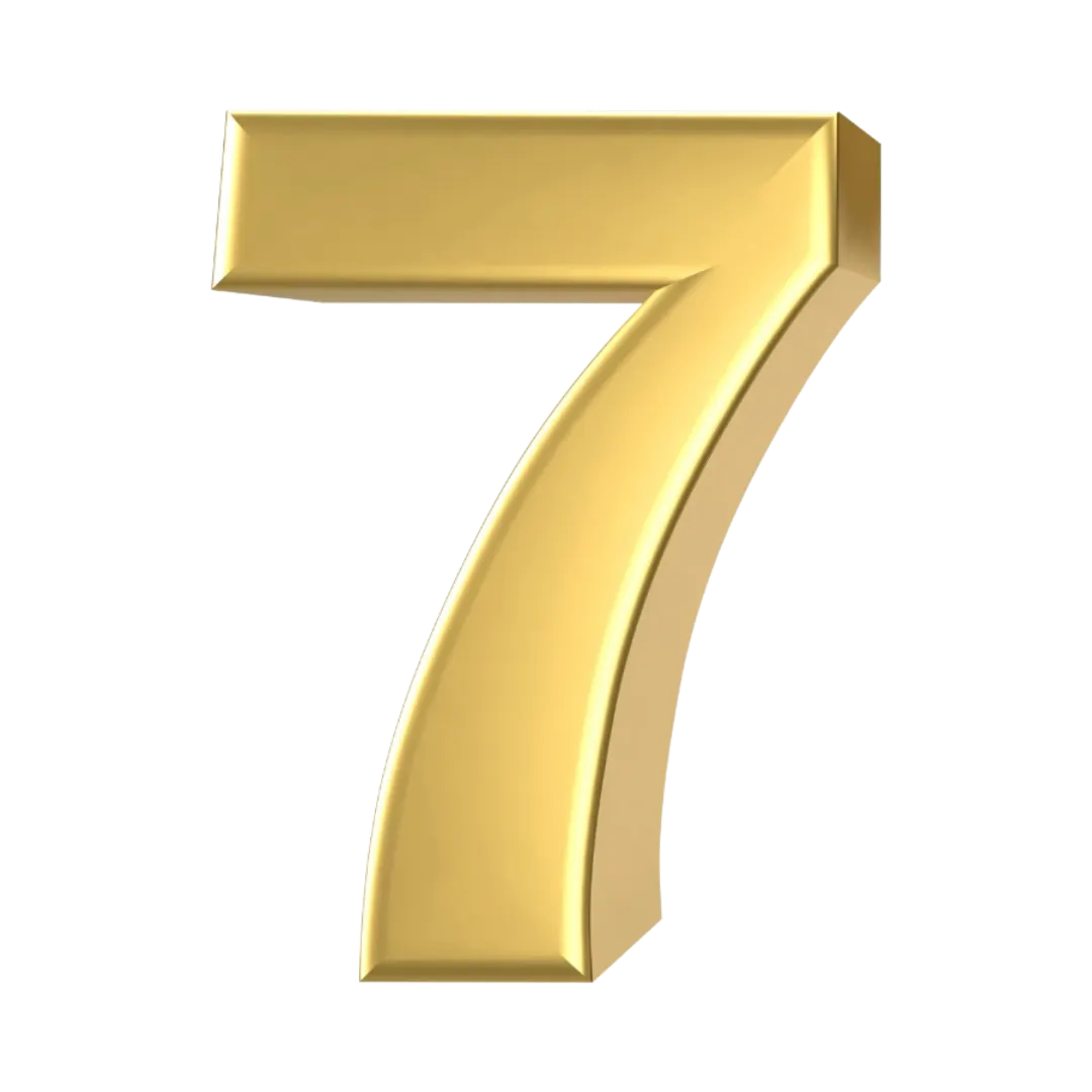 Number 7 (Plain)