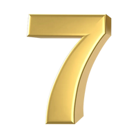 Number 7 (Plain)
