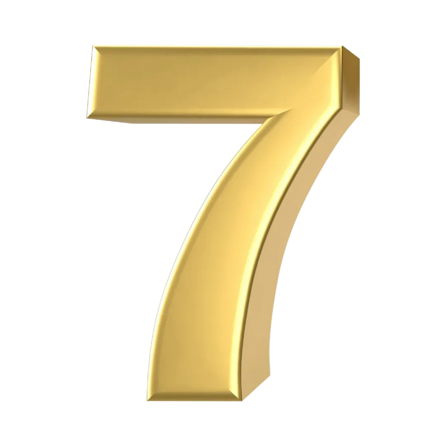 Number 7 (Plain)