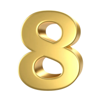 Number 8 (Plain)