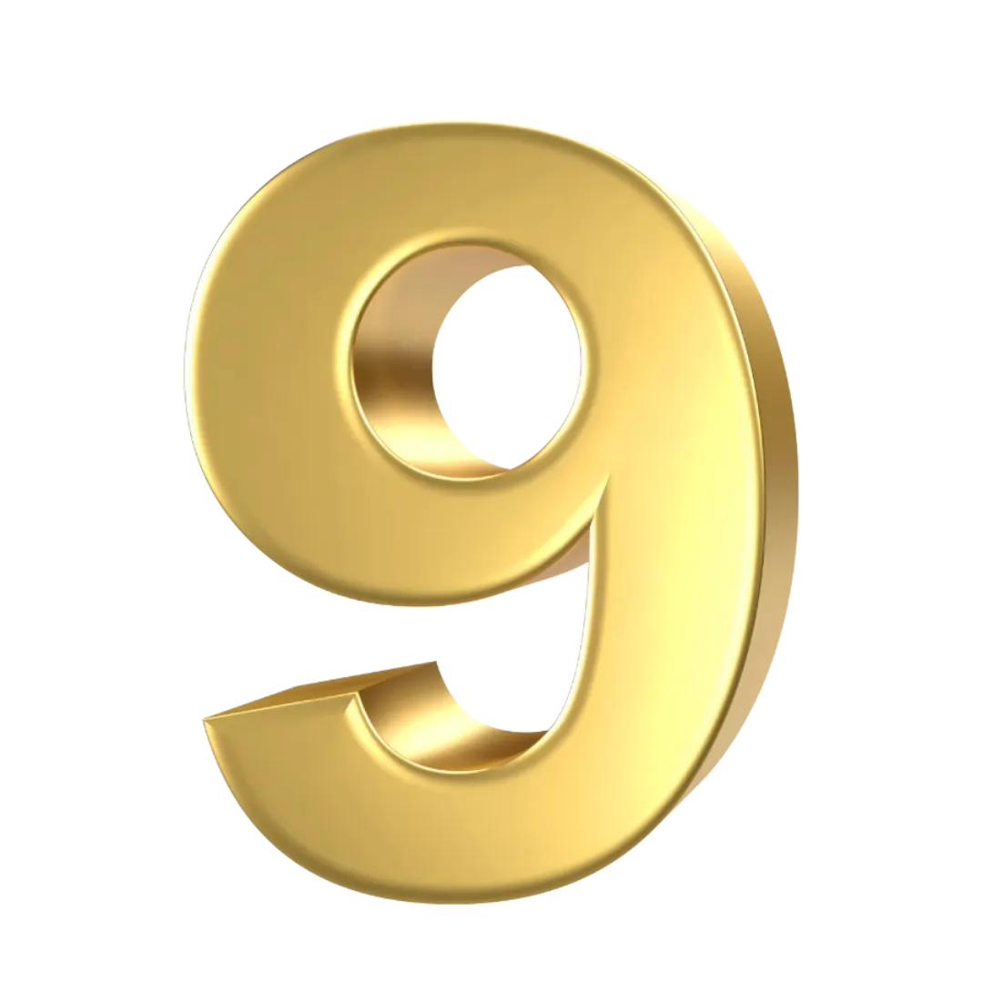 Number 9 (Plain)
