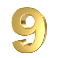 Number 9 (Plain)