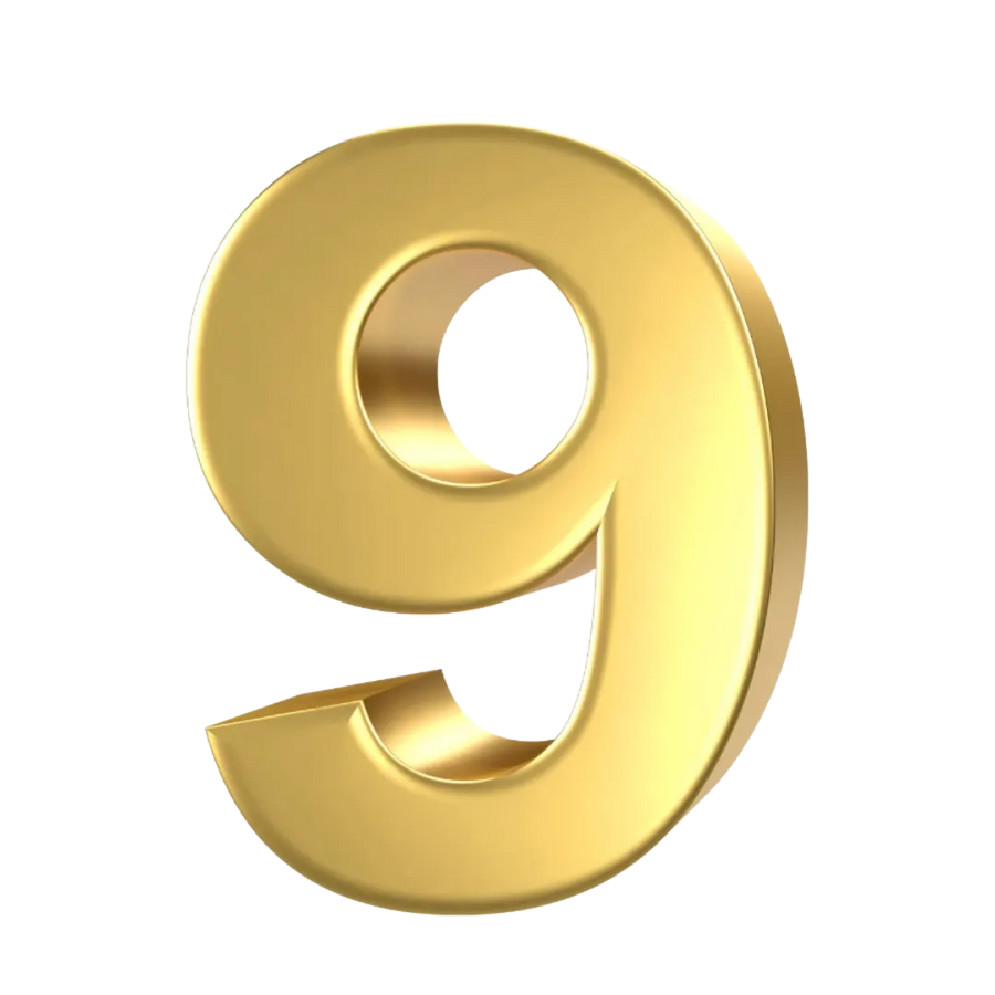 Number 9 (Plain)