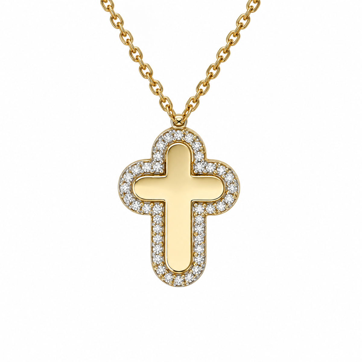 Diamond Rounded Cross