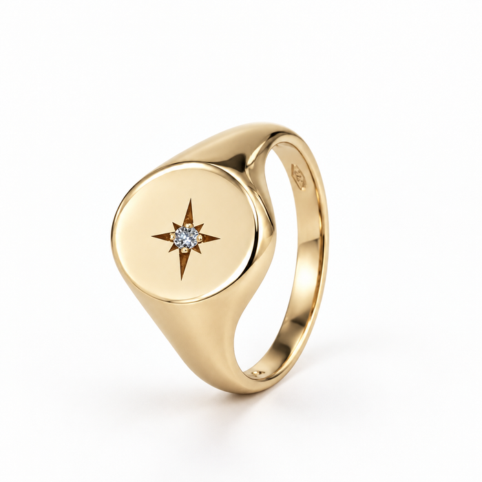 Star Signet Ring