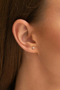 Dainty Diamond Studs