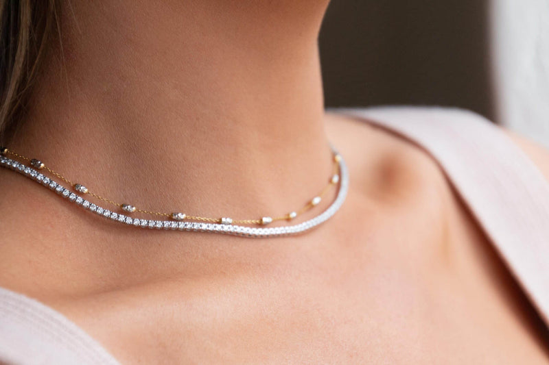 6ct Classic Tennis Necklace
