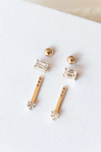Floating Solitaire Ear Bar