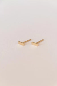 Gold Bar Studs