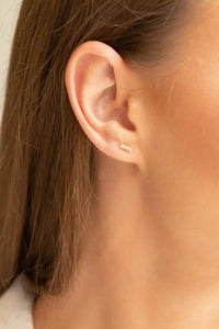 Gold Bar Studs