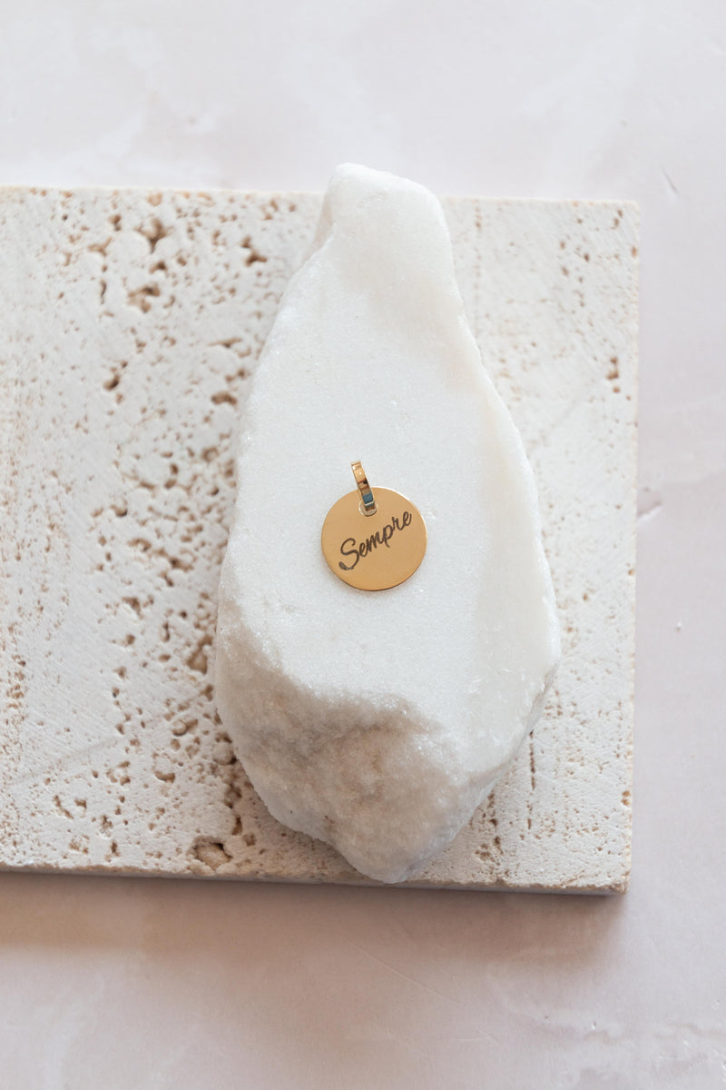 Engravable Disc Pendant