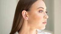 Emerald Diamond Studs