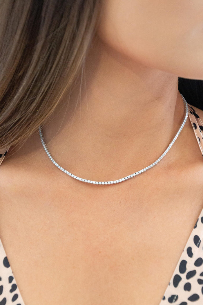 6ct Classic Tennis Necklace