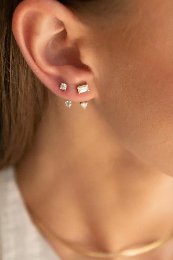 Dainty Diamond Studs