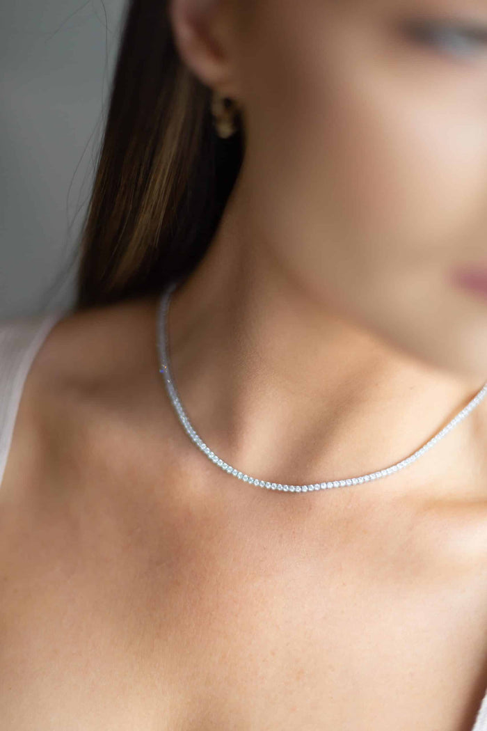 6ct Classic Tennis Necklace