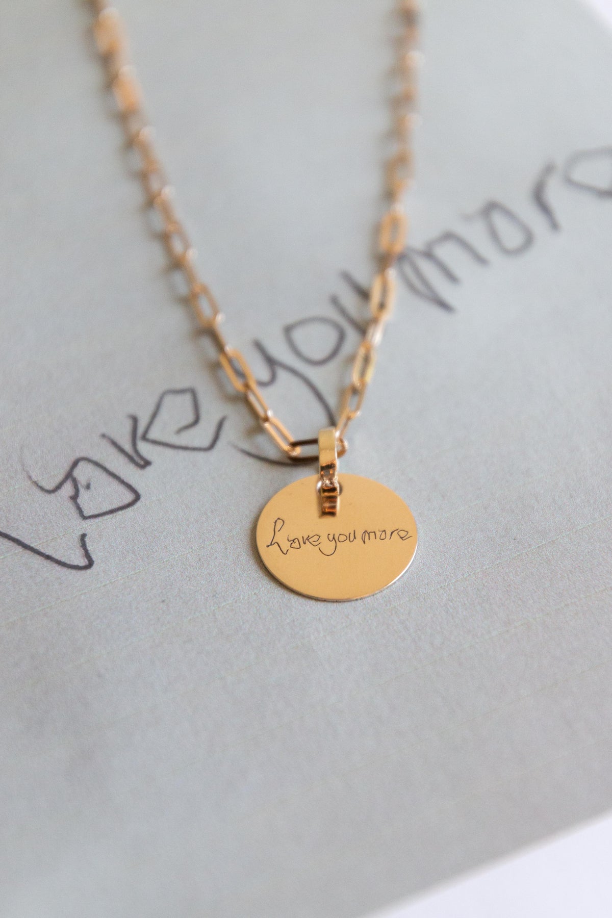Engravable Disc Pendant