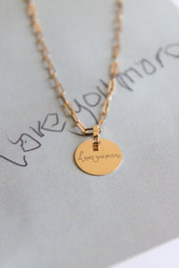 Engravable Disc Pendant