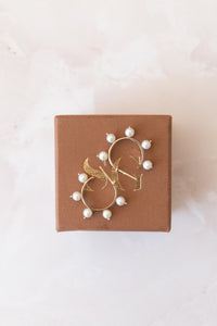 Florence Pearl Hoops