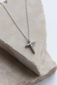 Small Grace Diamond Cross Necklace