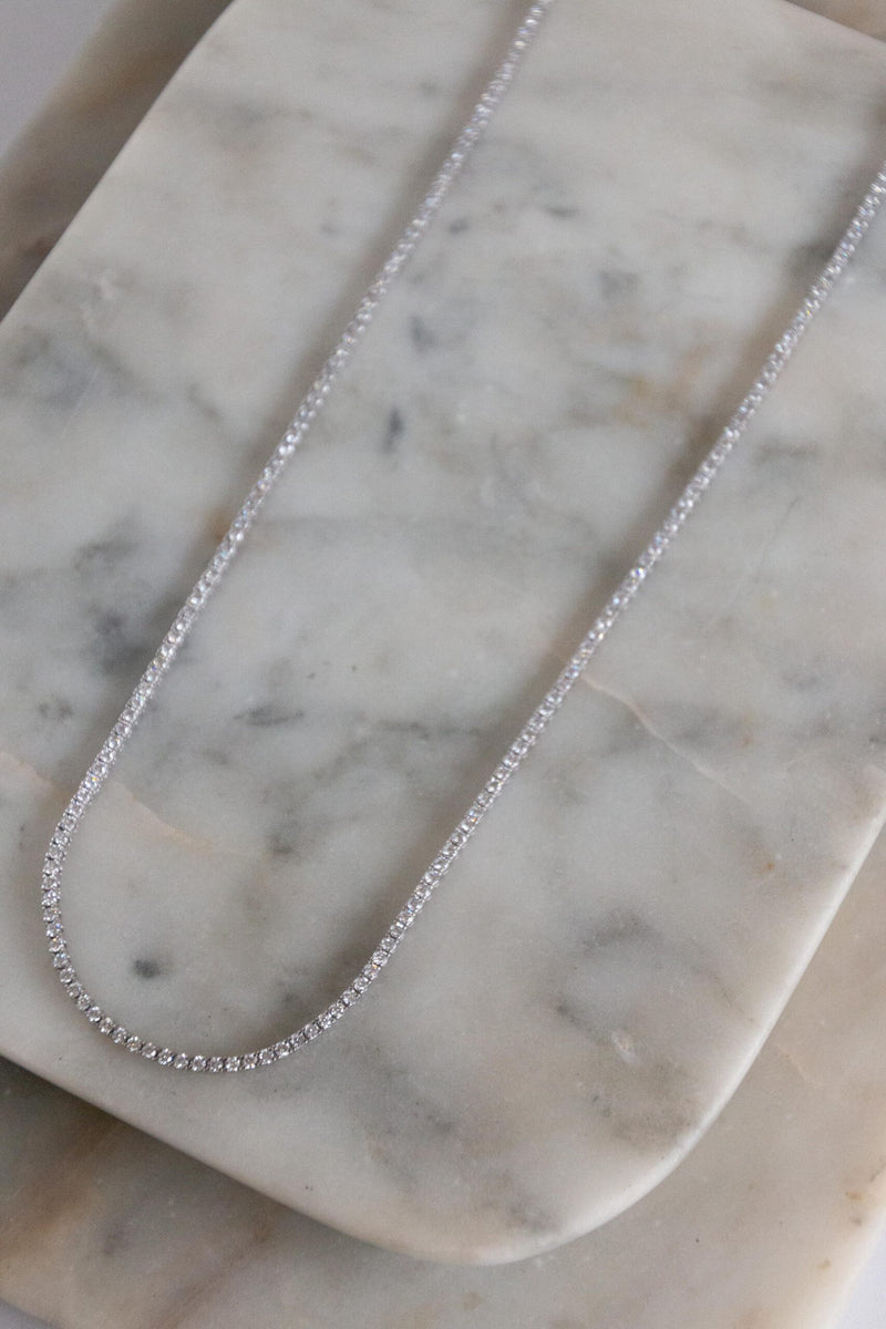 6ct Classic Tennis Necklace